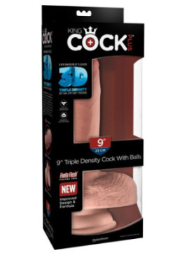 9" Triple Density Cock with Balls